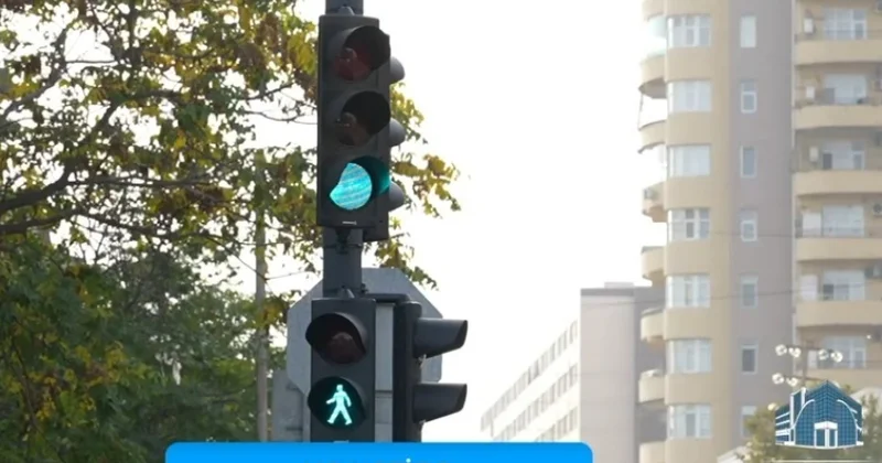 Binəqədidə yeni işıqforlar quraşdırılıb