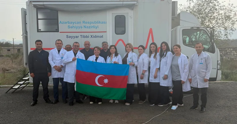 Мобильная клиника Минздрава в Ходжалы фото