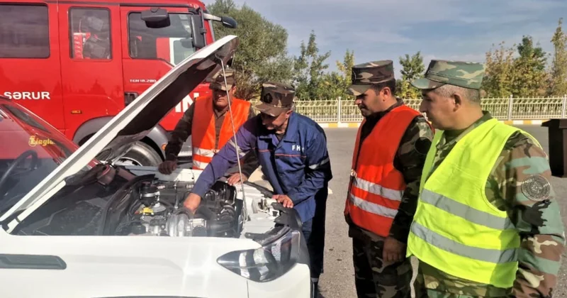 Naxçıvan FHN in xüsusi təyinatlı texnika və avadanlıqları payız qış istismar rejiminə keçirilir
