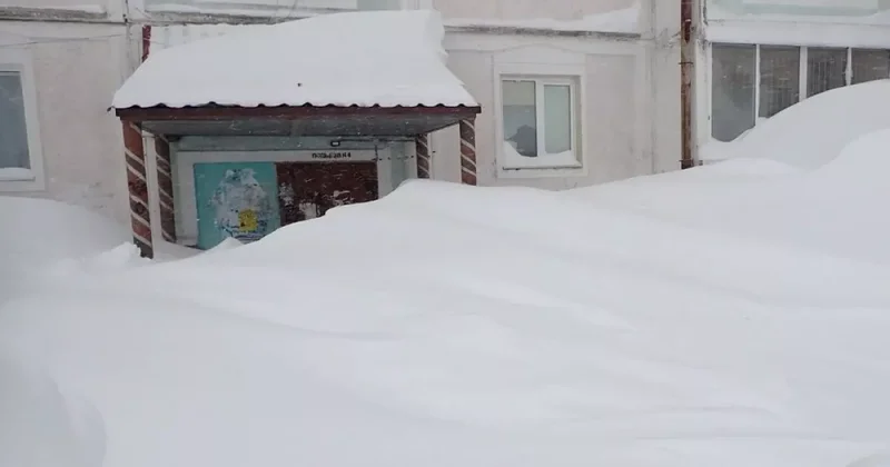 Регион России полностью замело Видео