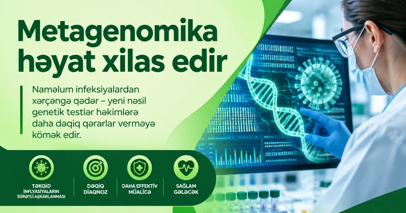 Mürəkkəb xəstəliklərin diaqnostikasında yeni üsul Metagenomika