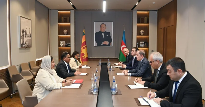 Azərbaycan Şri Lanka münasibətlərinin gələcək inkişaf perspektivləri müzakirə edilib