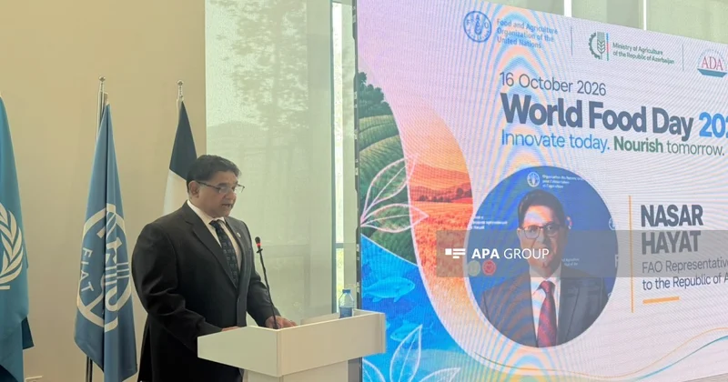 Nasar Hayat: FAO Azərbaycan hökuməti ilə əməkdaşlığı davam etdirməyə sadiqdir