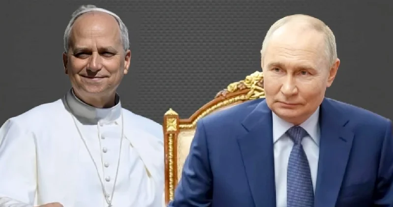 Putin Papa ilə danışdı