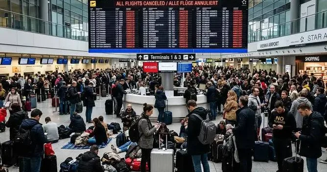Moskva aeroportlarında uçuşlar iflic oldu VİDEO