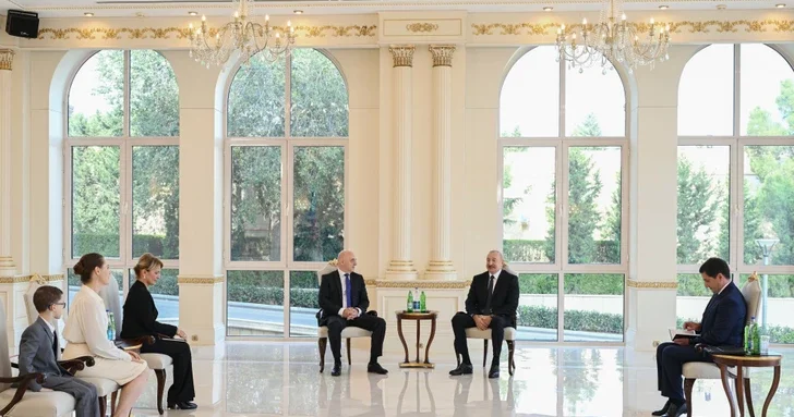 Ильхам Алиев принял нового посла Грузии