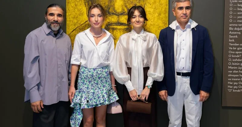 Alyona Əliyeva Anar Hüseynzadənin O adlı sərgisindən görüntülər paylaşıb (Foto)