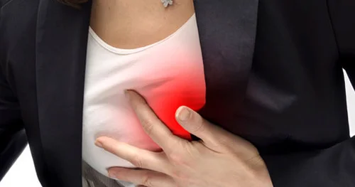 Döş nahiyəsində yandırma hissi. SƏBƏBLƏR