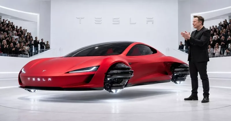 Tesla взлетела Видео