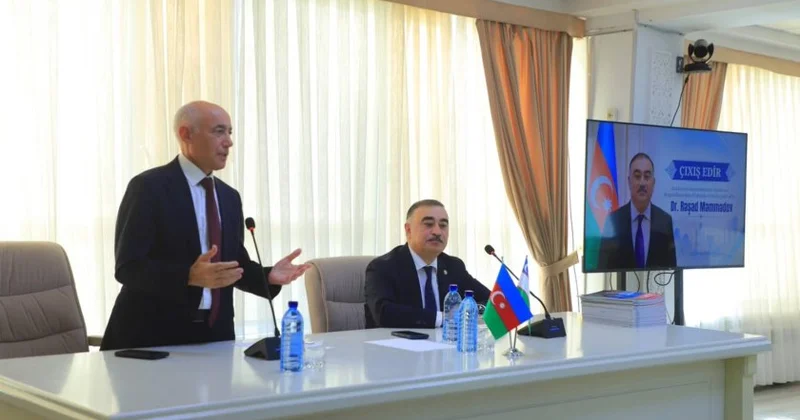 Buxarada səfir. Rəşad Məmmədovun təqdimatında tələbələr üçün Azərbaycan Özbəkistan tarixi mədəni əlaqələrinə həsr olunmuş seminar keçirilib