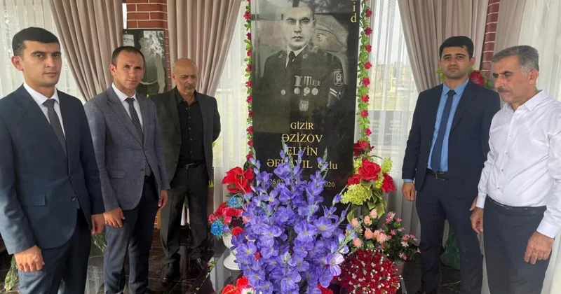 Masallı rayonunun Qarğalıq kəndində şəhid Elvin Əzizov anıldı