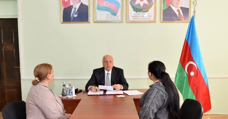 Zakir Fərəcov Sumqayıtda qəbul keçirib