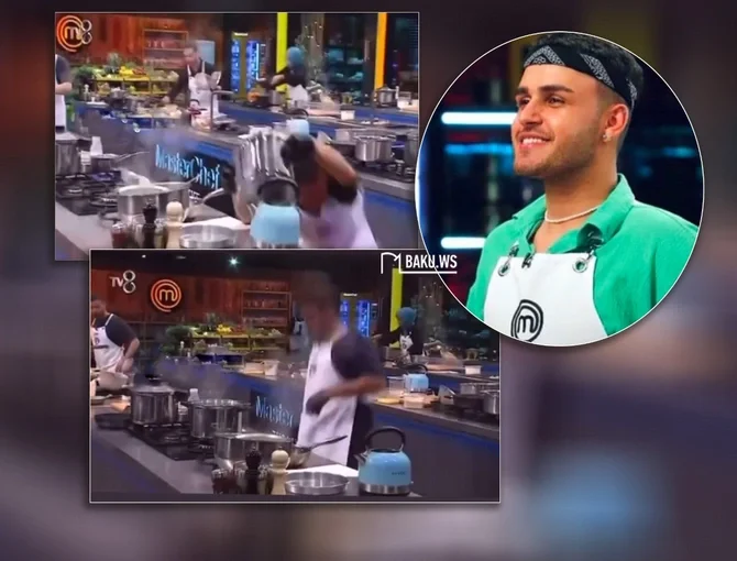 MasterChef Türkiyedə qaynar qazan iştirakçının üzərinə aşdı ANBAAN GÖRÜNTÜ Xəbər saytı Son xəbərlər və Hadisələr