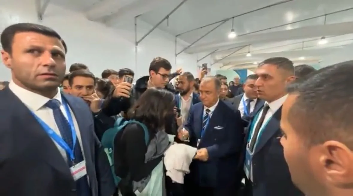 COP29da Fatih Terim sevinci VİDEO