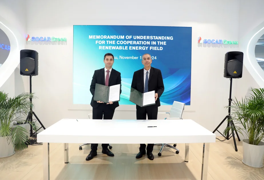 ® “SOCAR Green” və “Holcim Azerbaijan” bərpaolunan enerji həllərini inkişaf etdirmək üçün Anlaşma Memorandumu imzalayıb AZƏRTAC