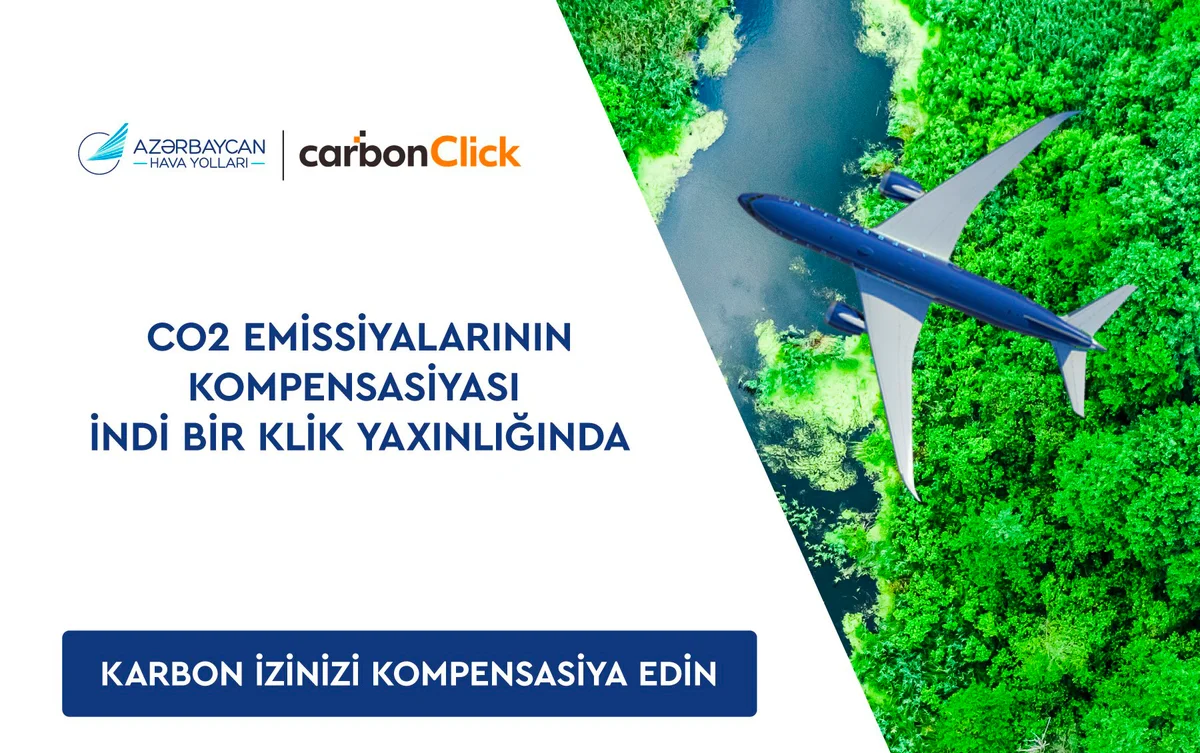 AZAL və “CarbonClick” aviasiya sahəsində karbon emissiyalarının azaldılması yollarını müzakirə edib