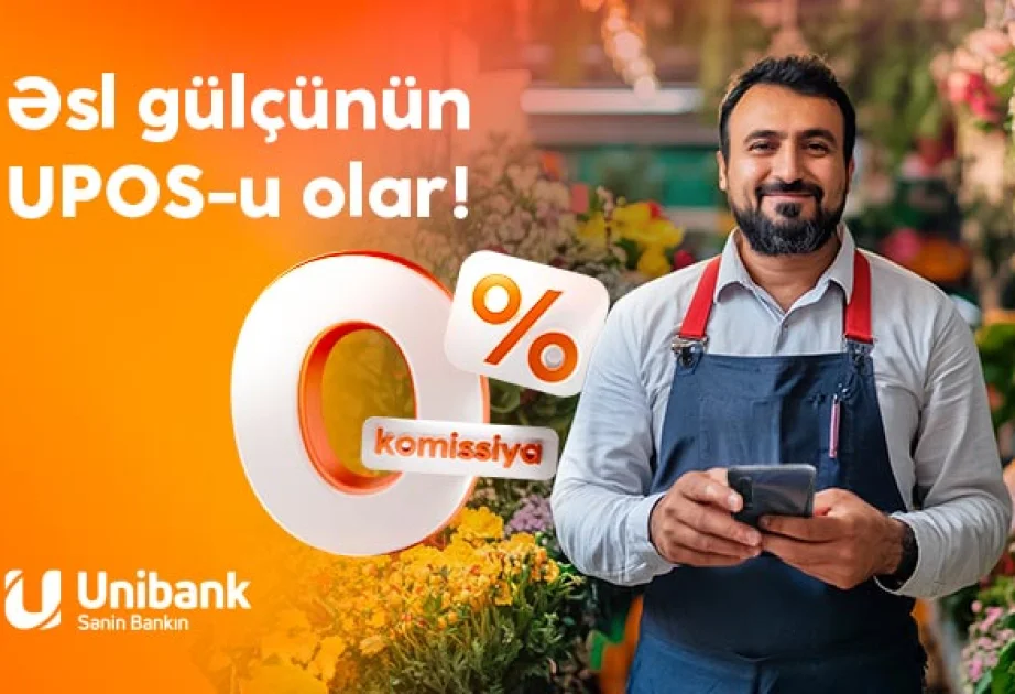 ® “Unibank” biznes sahibləri üçün UPOS xidmətini pulsuz etdi AZƏRTAC