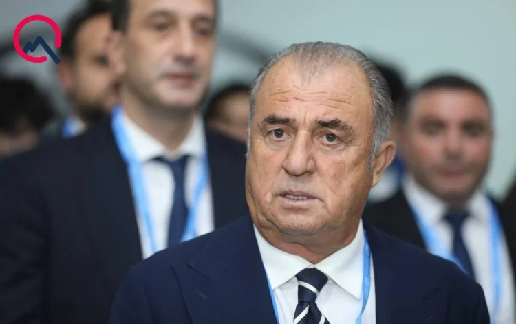 Fatih Terim Bakı Olimpiya Stadionunda FOTOLAR