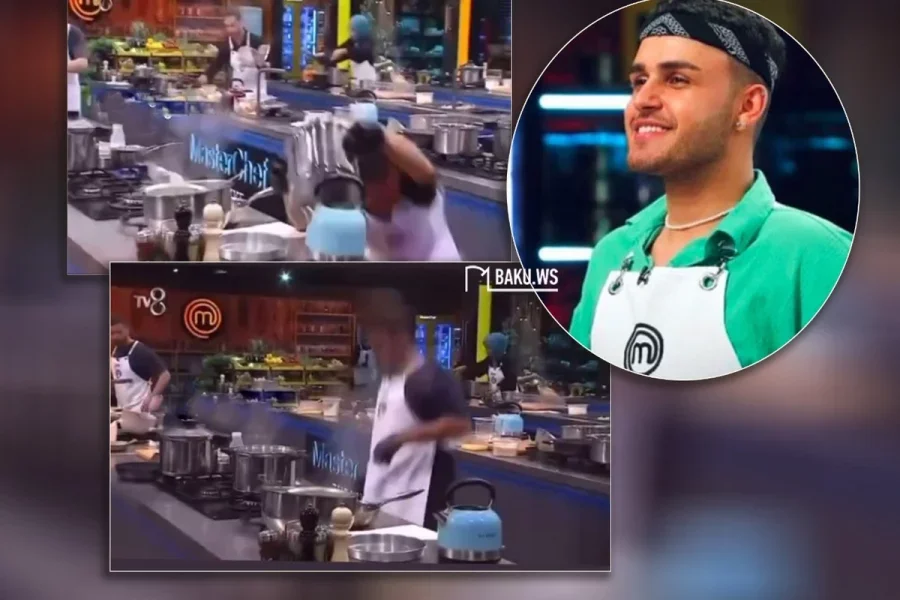 MasterChef Türkiyedə qaynar qazan iştirakçının üzərinə aşdı ANBAAN GÖRÜNTÜ