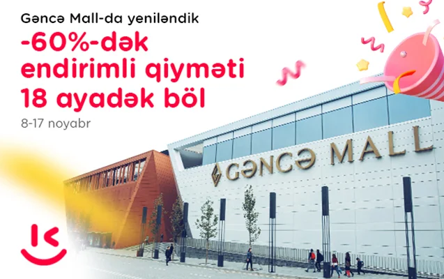 “Kontakt” “Gəncə Mall”da yepyeni üslubda xidmətinizdə