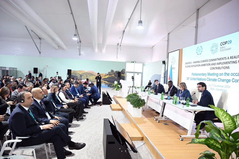 COP29 çərçivəsində keçirilən Parlament Görüşünün ilk günü başa çatdı FOTO