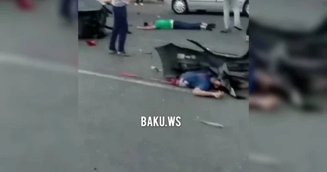 Bakıda dəhşətli QƏZA: Sürücü iki yerə parçalandı VİDEO/FOTO 18+ (YENİLƏNİB)