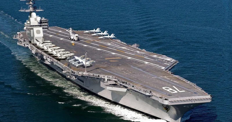 В Карибское море прибыл авианосец США Gerald R. Ford