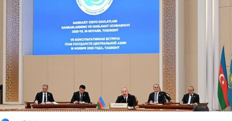 Türkiyə mediası İlham Əliyevin Mərkəzi Asiya Dövlət Başçılarının Məşvərət Görüşündə iştirakını geniş işıqlandırır FOTO