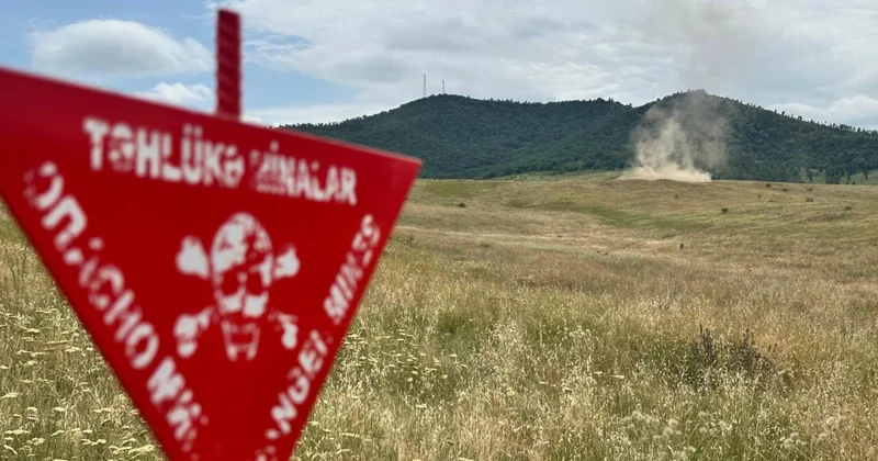 Ağdərədə minaya düşən var