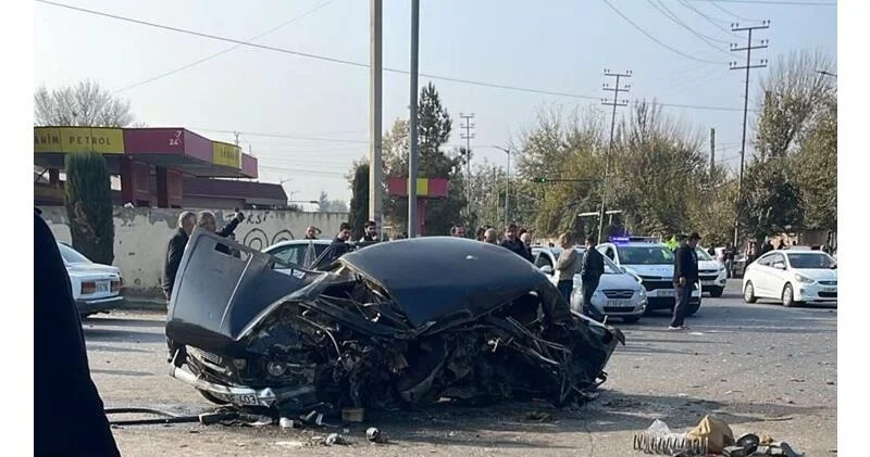 ДТП в Агджабеди есть погибший ФОТО