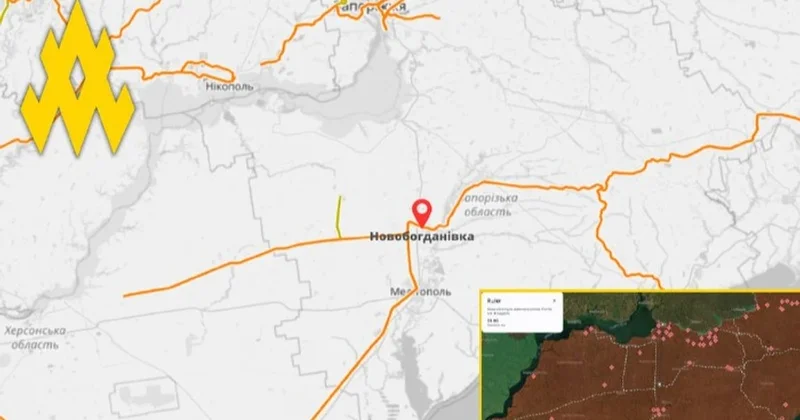 Ukrayna partizanları düşmən loqistikasına ciddi zərbə vurdu... “ATEŞ” XƏRİTƏ