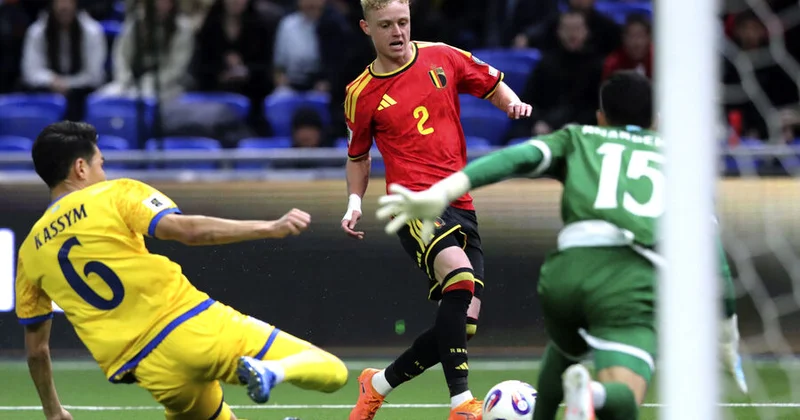 Belçika 2026 cı il Dünya Kuboku seçmə mərhələsində Qazaxıstanla sensasiyalı heç heçə etdi