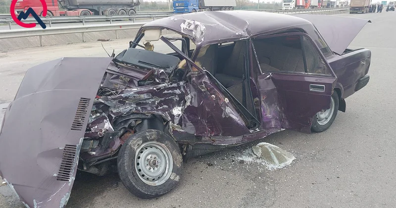 “Protiv” getdi, yük maşını ilə toqquşdu Yaralılar var