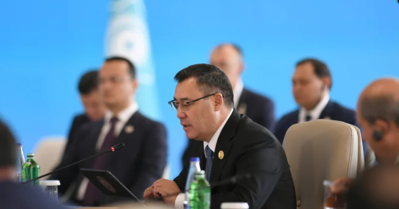 Sadır Japarov: Zəngəzur dəhlizinin tikintisi layihəsi Çin Qırğızıstan Özbəkistan dəmir yolunun məntiqi davamı kimi görünür