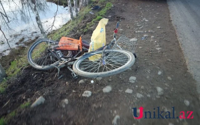 Lənkəranda Mercedes velosipedçini vurdu Ölən var (FOTO)