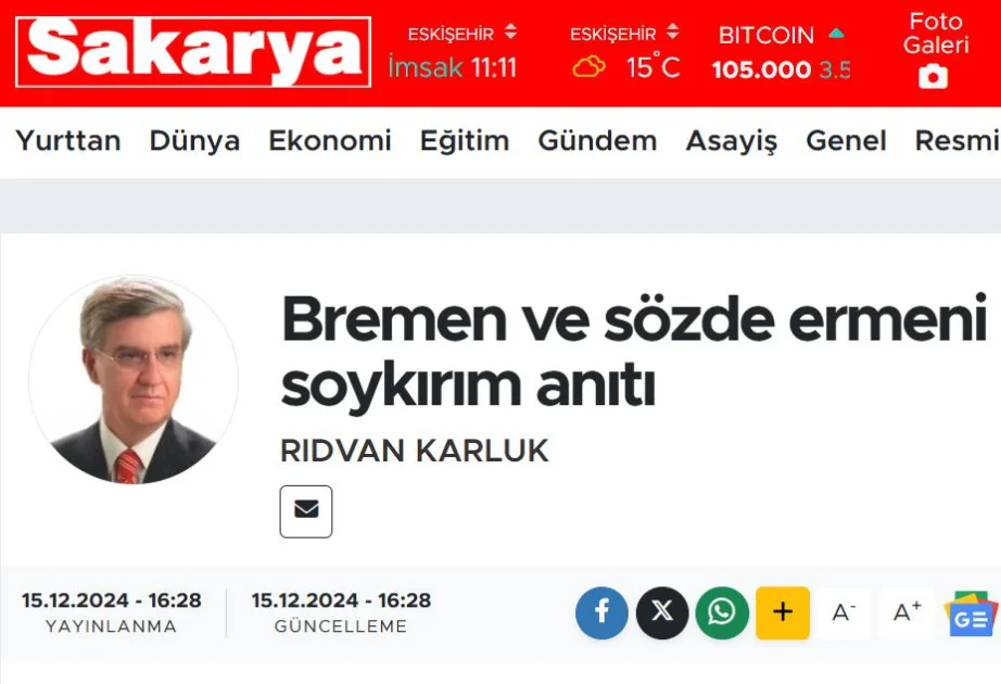 Ermənilərin yalanlarını ifşa etmək üçün...