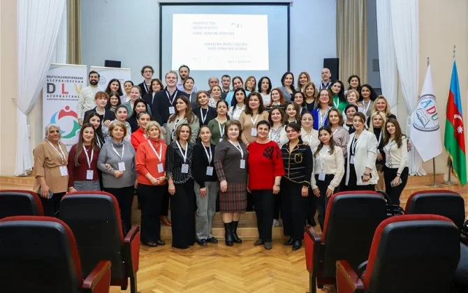 Alman dilinin tədrisində yeni perspektivlər: ADUda beynəlxalq konfrans keçirilib FOTO Yeni Çağ Media