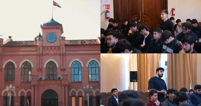 DYP əməkdaşları tələbələrlə görüşdü VİDEO