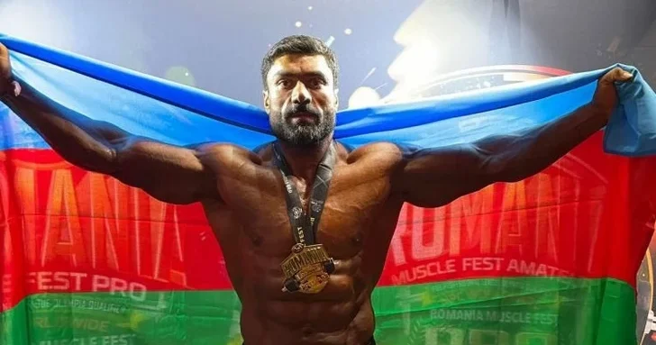 Известный ханенде стал чемпионом Европы по бодибилдингу