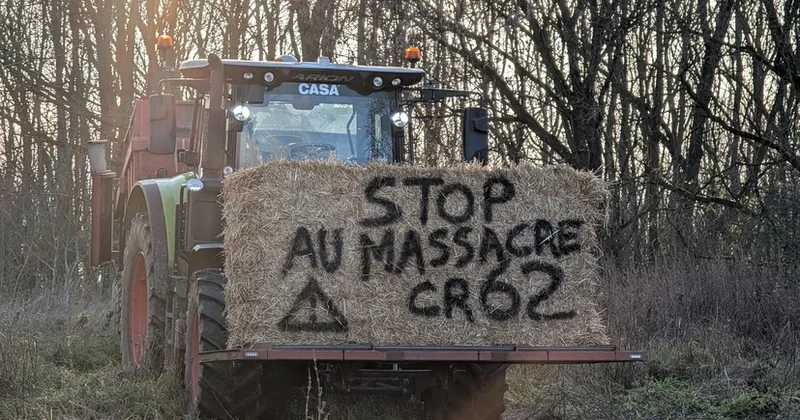 Fransada fermerlər magistral yolları və dəmir yollarını bağladı