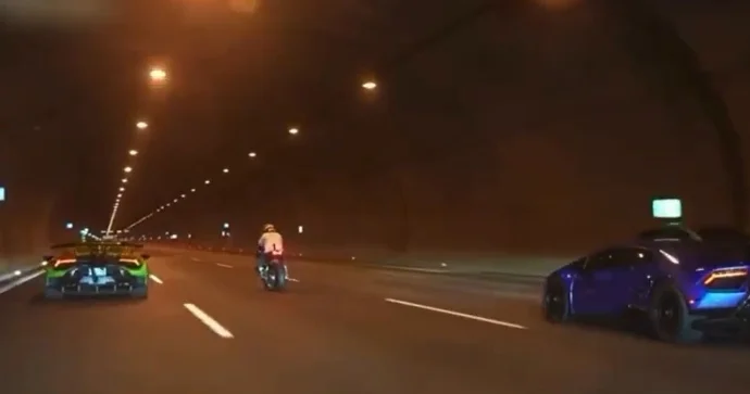 “Lamborghini” və “BMW” ilə sürət yarışı keçirən 4 sürücü saxlanıldı İş məhkəməyə düşdü VİDEO