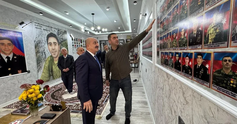 Deputat Asif Əsgərov şəhidin ev muzeyində olub, vətəndaşlarla görüşüb (FOTOLAR)