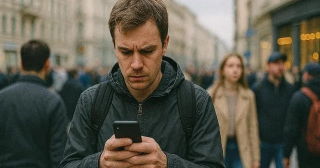 Əldə telefonla gəzməyin təhlükəsi