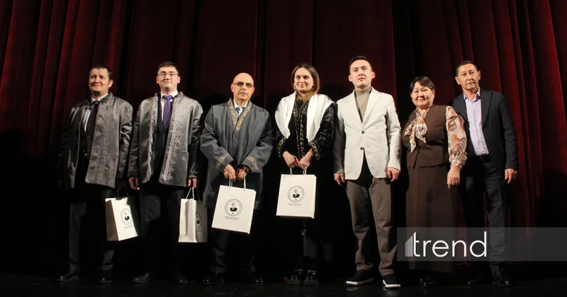 В Азербайджанском русском драмтеатре прошли первые гастроли Жетысайского драмтеатра со спектаклем Мой друг (ФОТО)