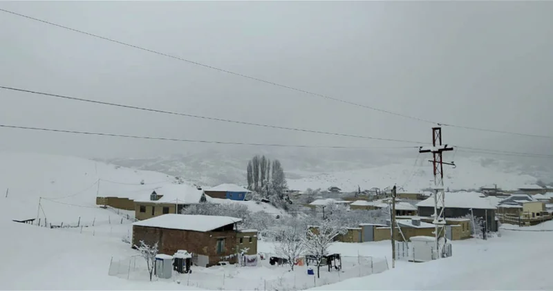 В горных районах Азербайджана выпал снег