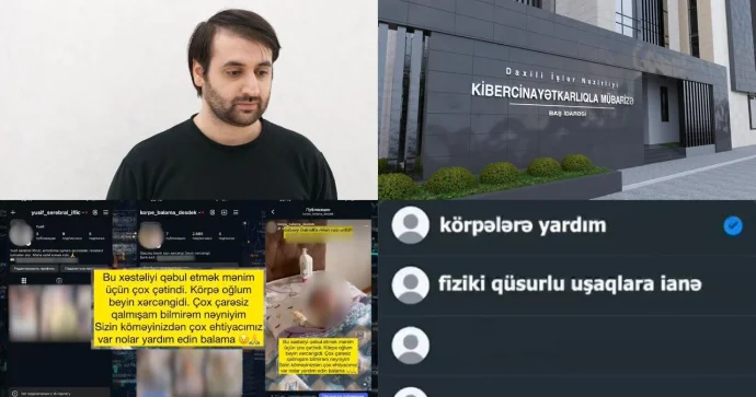 Xəstə uşaqların şəklini paylaşıb 200 min pul yığdı POLİS HƏBS ETDİ VİDEO