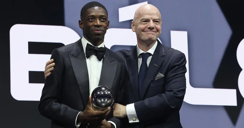 Дембеле стал лучшим игроком The Best 2025