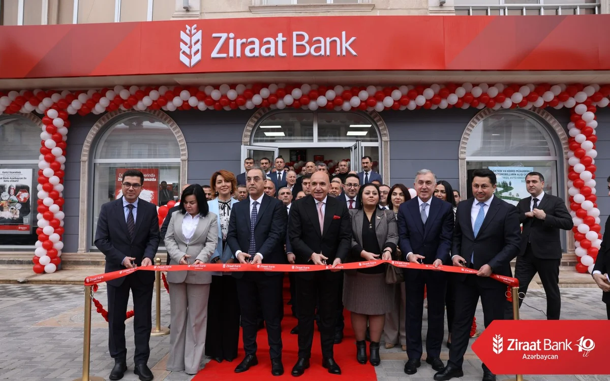 Ziraat Bank Azərbaycan 10 illiyi münasibəti ilə 10 cu filialını açdı FOTOLAR