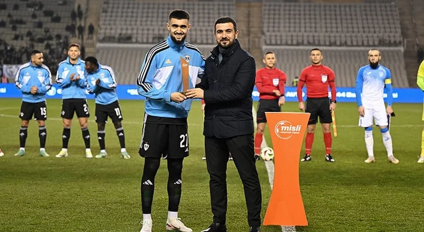 Qarabağ ın futbolçusu mükafatlandırılıb