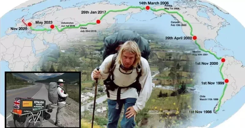 27 ildir dünyanı piyada gəzir: Heç bir nəqliyyat vasitəsindən istifadə etmir